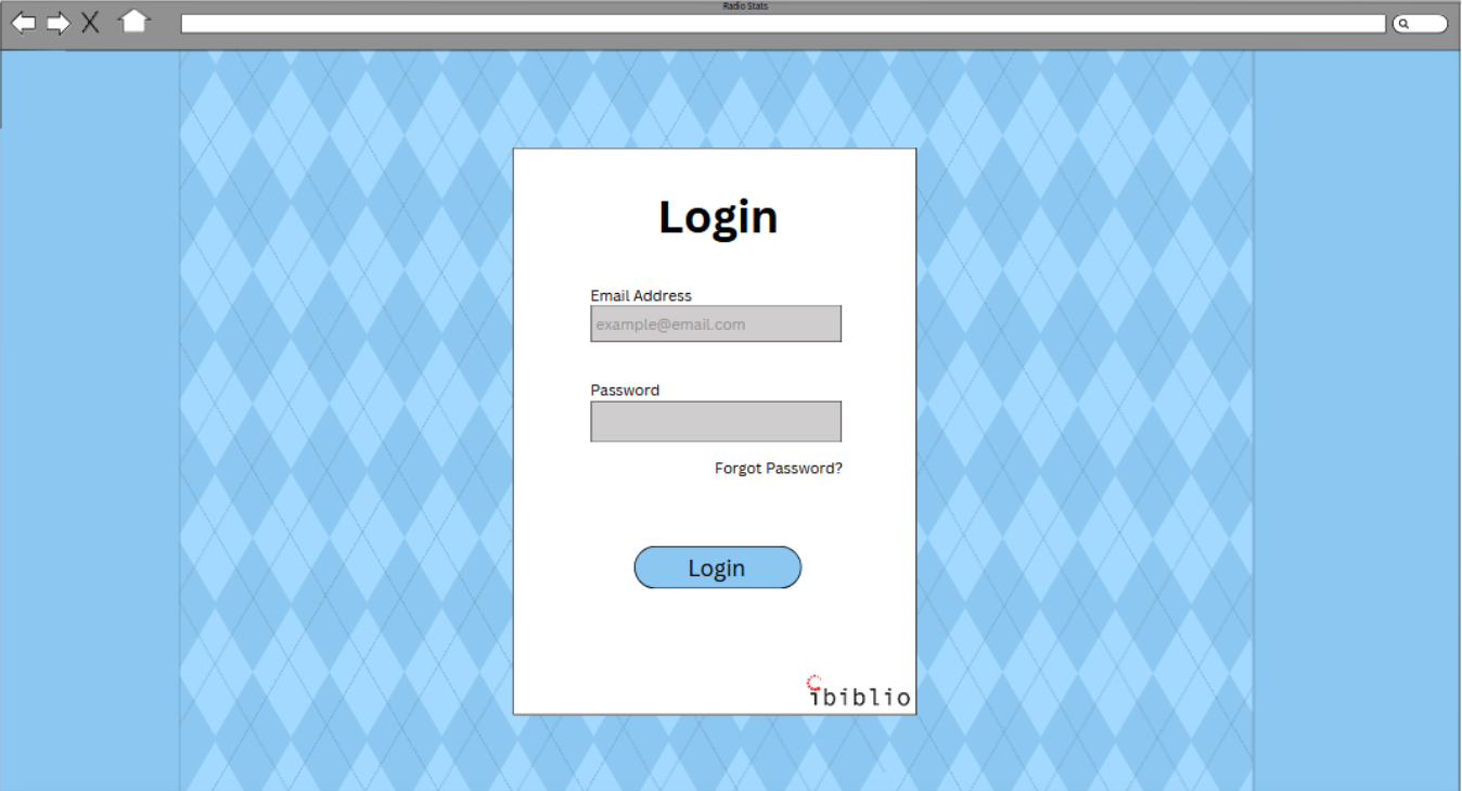ibiblio client billing login wireframe